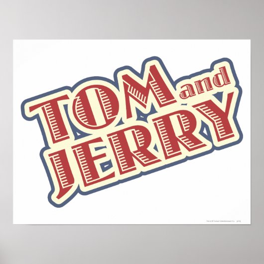 Tom en Jerry Logo Poster (Voorkant)