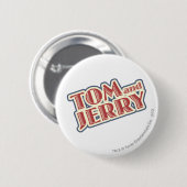 Tom en Jerry Logo Ronde Button 5,7 Cm (Voorkant /achterkant)