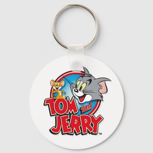 Tom en Jerry-logo Sleutelhanger (Voorkant)