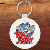 Tom en Jerry-logo Sleutelhanger (Achterkant)