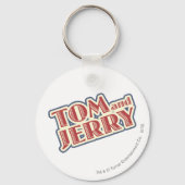 Tom en Jerry Logo Sleutelhanger (Voorkant)