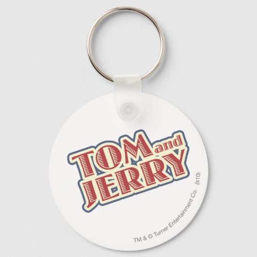 Tom en Jerry Logo Sleutelhanger (Voorkant)