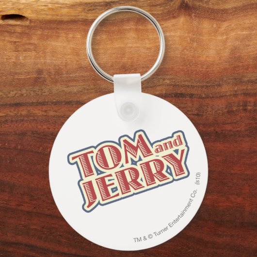 Tom en Jerry Logo Sleutelhanger (Voorkant)