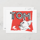Tom en Jerry Mad Cat Briefkaart (Voorkant / Achterkant)