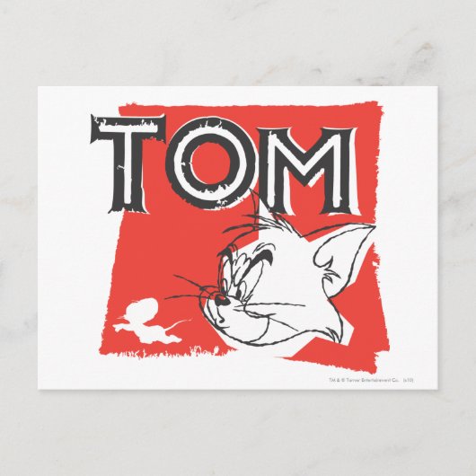 Tom en Jerry Mad Cat Briefkaart (Voorkant)
