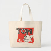 Tom en Jerry Mad Cat Grote Tote Bag (Voorkant)