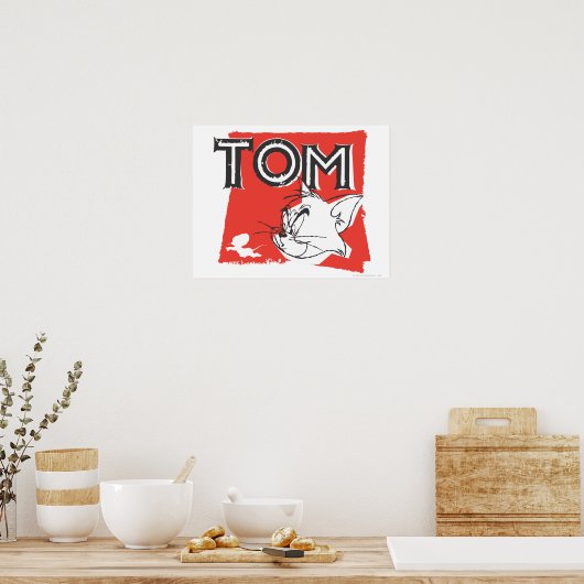 Tom en Jerry Mad Cat Poster (Keuken)