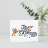 Tom en Jerry Make Faces Briefkaart (Staand voorkant)