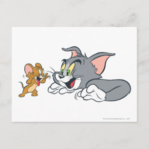 Tom en Jerry Make Faces Briefkaart