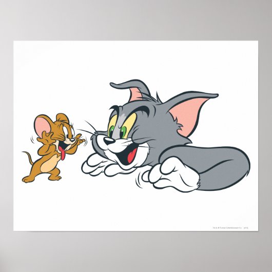 Tom en Jerry Make Faces Poster (Voorkant)