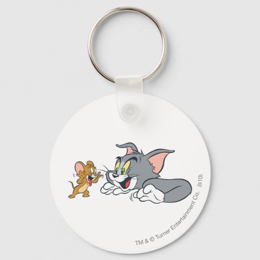 Tom en Jerry Make Faces Sleutelhanger (Voorkant)