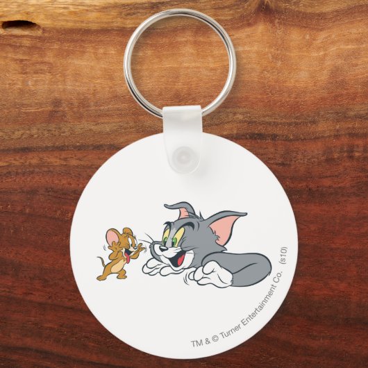 Tom en Jerry Make Faces Sleutelhanger (Voorkant)