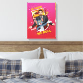 Tom en Jerry met Terrance - zo rollen we Canvas Afdruk (Insitu (Slaapkamer))