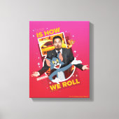 Tom en Jerry met Terrance - zo rollen we Canvas Afdruk (Voorkant)