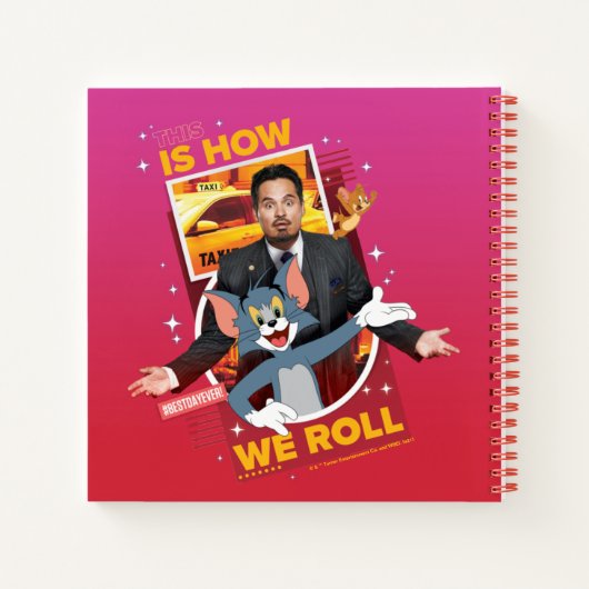 Tom en Jerry met Terrance - zo rollen we Notitieboek (Achterkant)