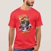 Tom en Jerry met Terrance - zo rollen we T-shirt (Voorkant)