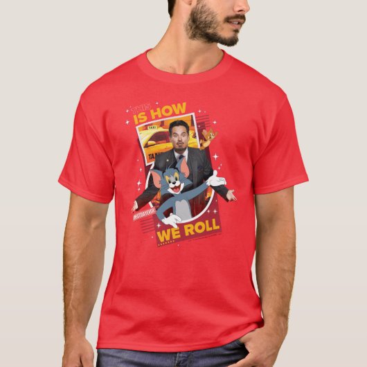 Tom en Jerry met Terrance - zo rollen we T-shirt (Voorkant)