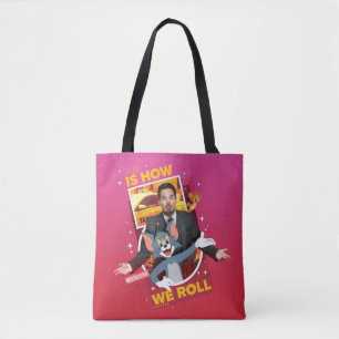 Tom en Jerry met Terrance - zo rollen we Tote Bag