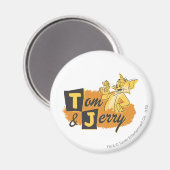 Tom en Jerry Mouse in Paw Logo Magneet (Voorkant / Achterkant)