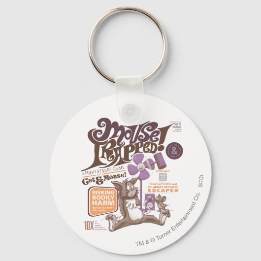 Tom en Jerry Mouse Trapped Sleutelhanger (Voorkant)