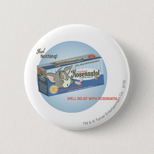 Tom en Jerry Nosensatol 2 Ronde Button 5,7 Cm (Voorkant)