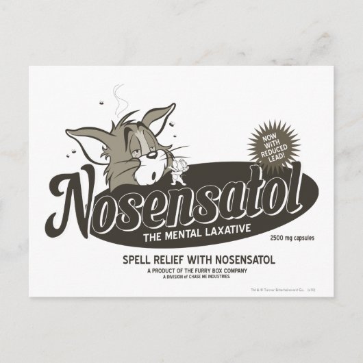 Tom en Jerry Nosensatol Briefkaart (Voorkant)