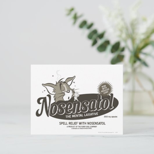 Tom en Jerry Nosensatol Briefkaart (Staand voorkant)