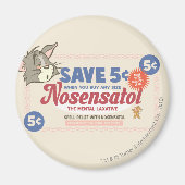 Tom en Jerry Nosensatol Coupon Magneet (Voorkant)