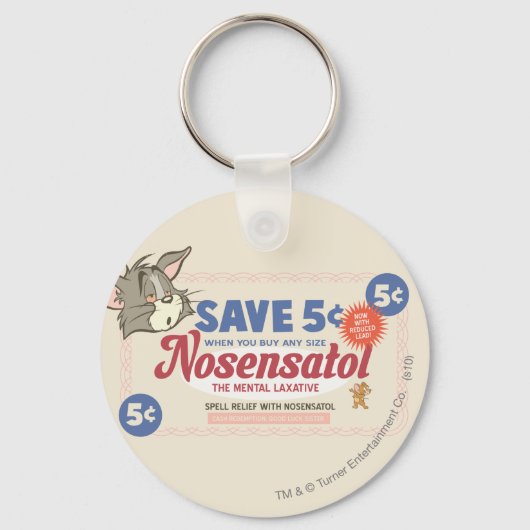 Tom en Jerry Nosensatol Coupon Sleutelhanger (Voorkant)