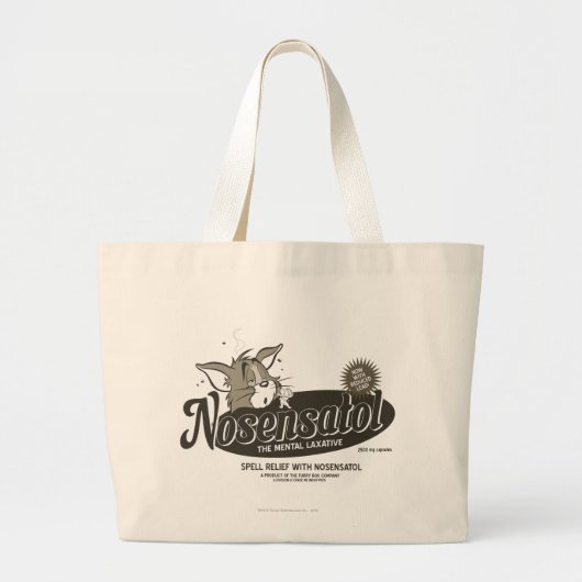 Tom en Jerry Nosensatol Grote Tote Bag (Voorkant)