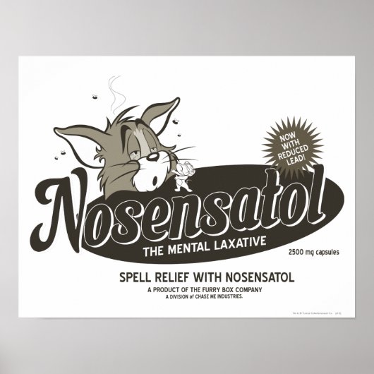 Tom en Jerry Nosensatol Poster (Voorkant)
