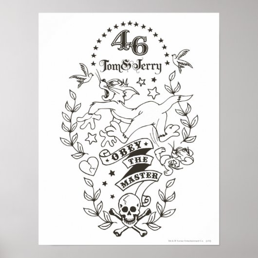 Tom en Jerry Obey De Master 1 Poster (Voorkant)