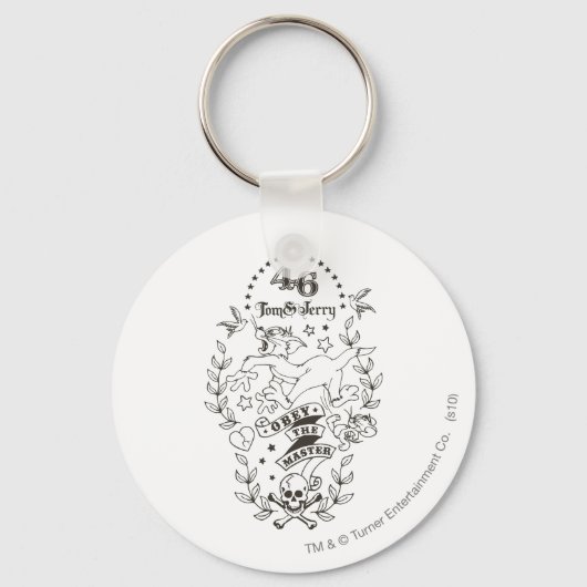 Tom en Jerry Obey De Master 1 Sleutelhanger (Voorkant)