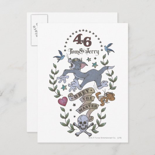 Tom en Jerry Obey De Master 2 Briefkaart (Voorkant / Achterkant)