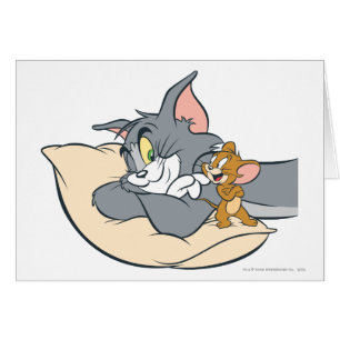 Tom en Jerry On Pillow