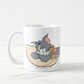 Tom en Jerry On Pillow Koffiemok (Links)