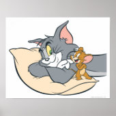 Tom en Jerry On Pillow Poster (Voorkant)
