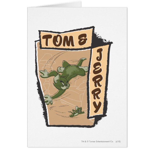 Tom en Jerry op een Tan Couch (Voorkant)