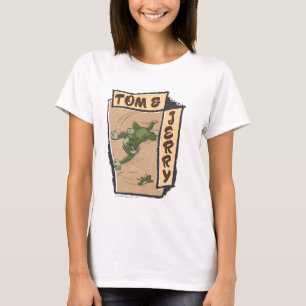 Tom en Jerry op een Tan Couch T-shirt