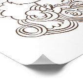 Tom en Jerry Outline Poster (Hoek)