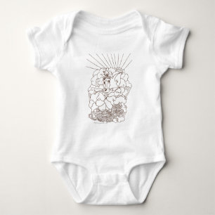 Tom en Jerry Outline Romper