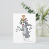 Tom en Jerry Pair Briefkaart (Staand voorkant)