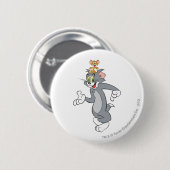 Tom en Jerry Pair Ronde Button 5,7 Cm (Voorkant /achterkant)