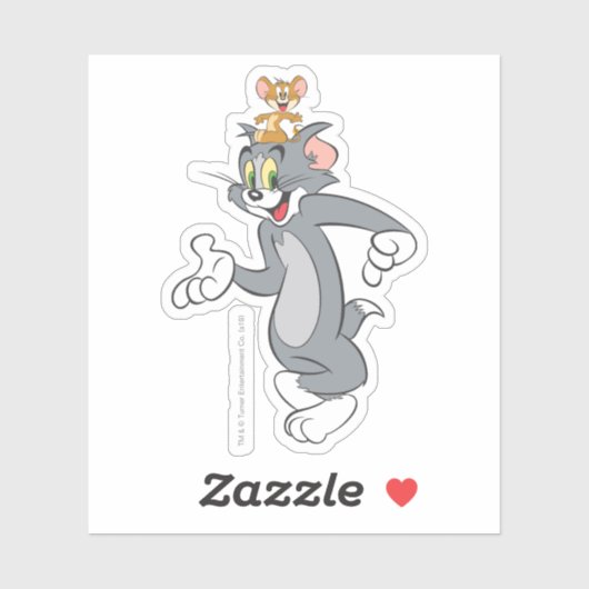 Tom en Jerry Pair Sticker (Vel)