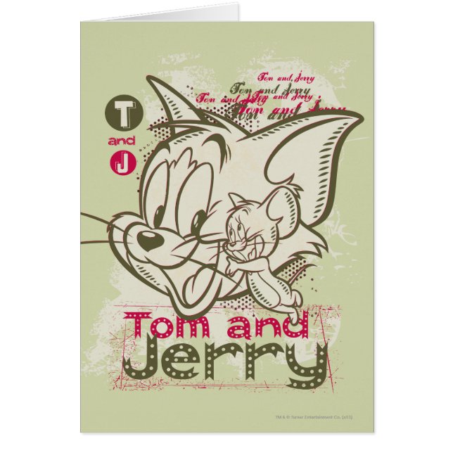 Tom en Jerry Pink en Green (Voorkant)