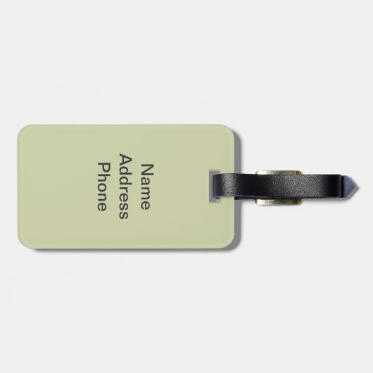 Tom en Jerry Pink en Green Bagagelabel (Achterkant horizontaal)