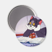 Tom en Jerry Reading Book Automatisch graded Magneet (Voorkant / Achterkant)