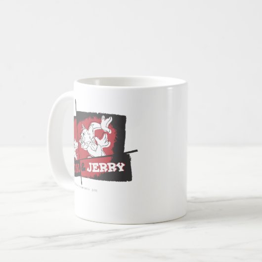 Tom en Jerry Red en Black Koffiemok (Voorkant links)
