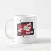 Tom en Jerry Red en Black Koffiemok (Links)