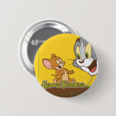 Tom en Jerry Ronde Button 5,7 Cm (Voorkant /achterkant)